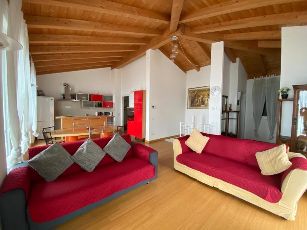Luxury Penthouse With Big Terrace Apartment Argegno Bagian luar foto